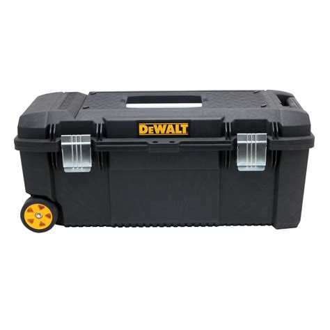 dewalt metal box only|DeWalt tool box on wheels.